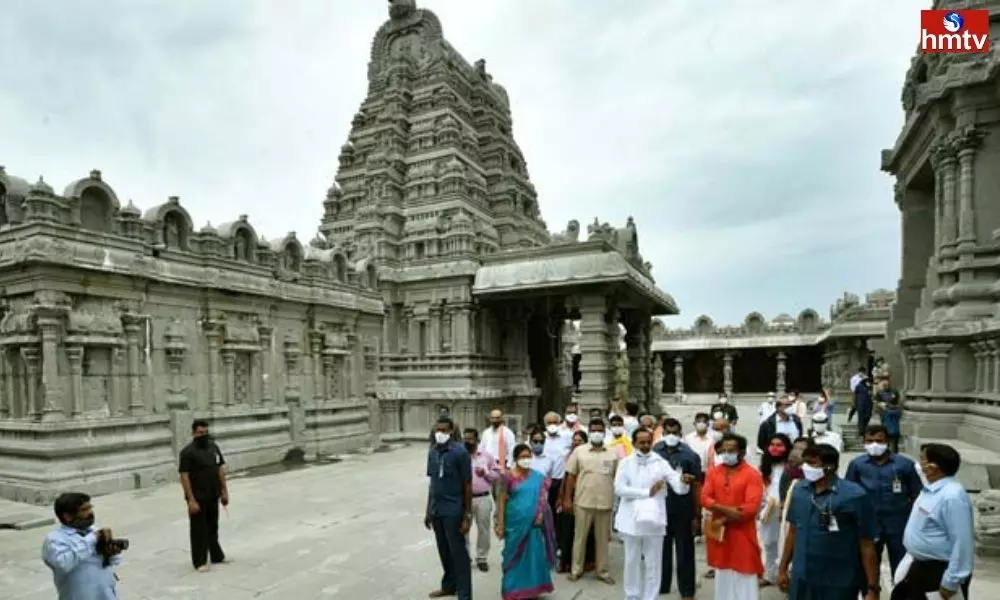 Yadadri Temple Inauguration Today 28 03 2022 | Telangana Live News