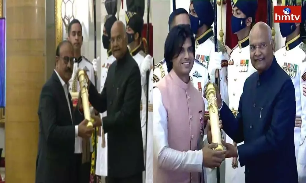 Padma Awards Ceremony at Rashtrapati Bhavan | Telugu Online News