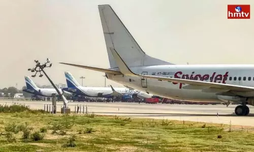 SpiceJet flight Collides with Electric Pole at Delhi Airport Before Take Off