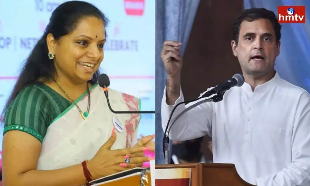 Kavitha Counter to Rahul Gandhi Tweet on Grain Purchases | Telugu News