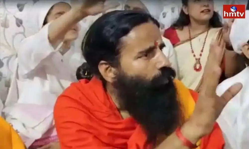 Yoga Guru Randev Baba Fires at Reporter | Telugu News
