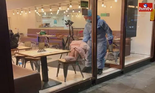 Sword Attack on an Indian woman in London | Telugu News Sword Attack on an Indian woman in London | Telugu News