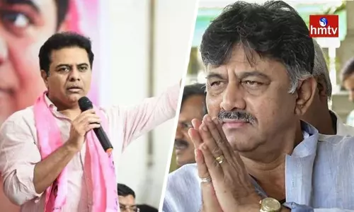 Minister KTR and DK Shivakumar Twitter Challenge