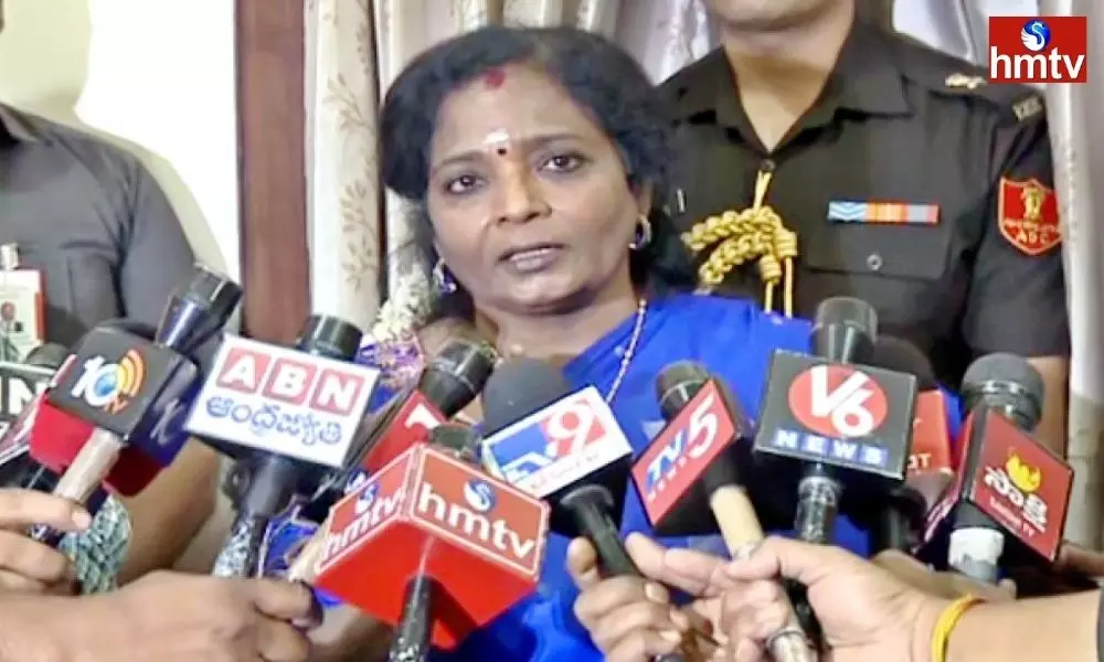 Telangana Governor Tamilisai Comments on Telangana Government