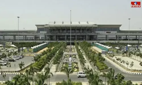 Tunnel Constructed in Shamshabad Airport to Transport Luggage | Live News Tunnel Constructed in Shamshabad Airport to Transport Luggage | Live News