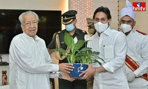 AP CM Jagan Meeting Ends with Governor Biswabhusan Harichandan AP CM Jagan Meeting Ends with Governor Biswabhusan Harichandan