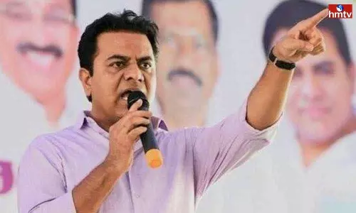KTR Fires on Piyush Goyal at Sircilla Meeting | Telangana Live News KTR Fires on Piyush Goyal at Sircilla Meeting | Telangana Live News
