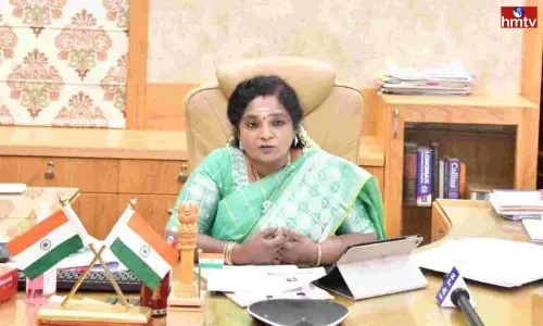 Tamilisai Soundararajan Bhadradri Tour for 3 Days | Live News