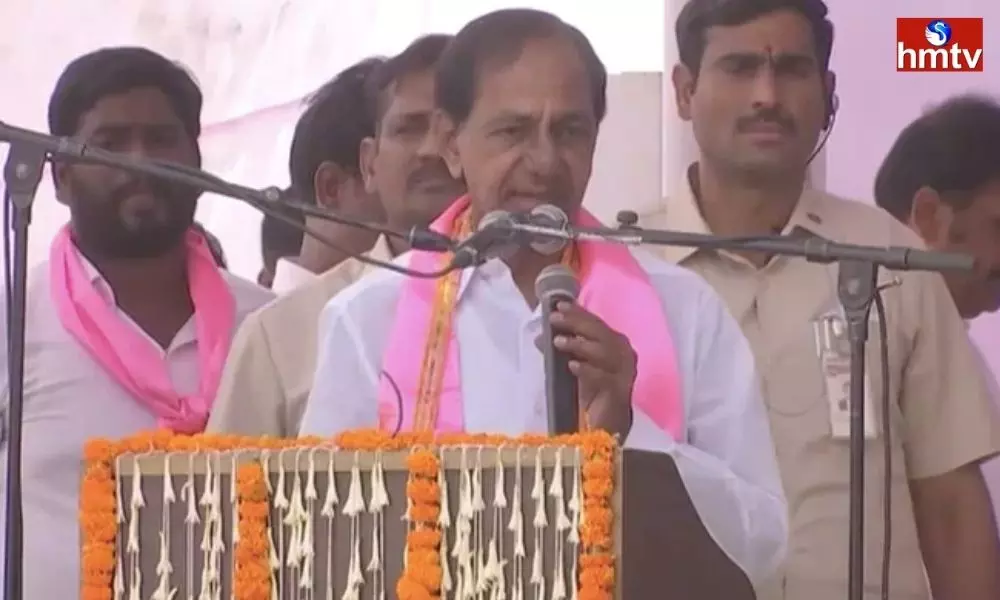 CM KCR Deadline to Central Government over Paddy Issue at Delhi Protest