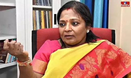 TS Governor Tamilisai Soundararajan Bhadradri Kothgudem Tour | Live News