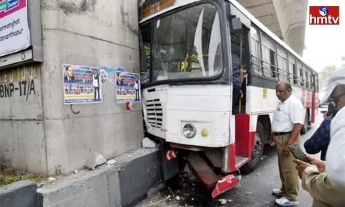 RTC Bus Accident In Malakpet | Hyderabad News RTC Bus Accident In Malakpet | Hyderabad News