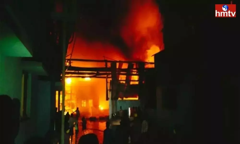 Fire Accident in Eluru Chemical Factory