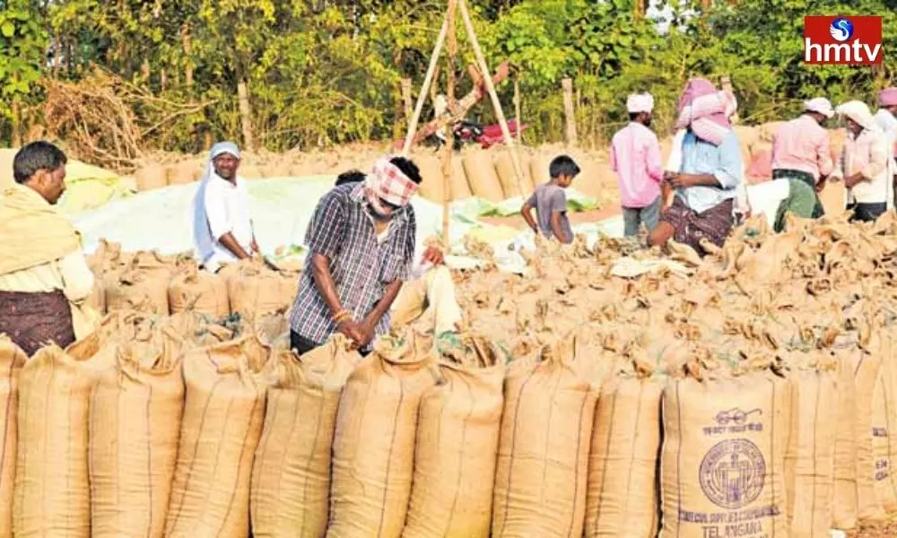 Paddy Purchases in Telangana from Tomorrow