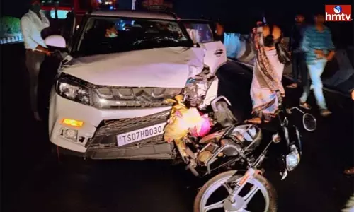 Three Dead, Two Injured in Suryapet Road Accident