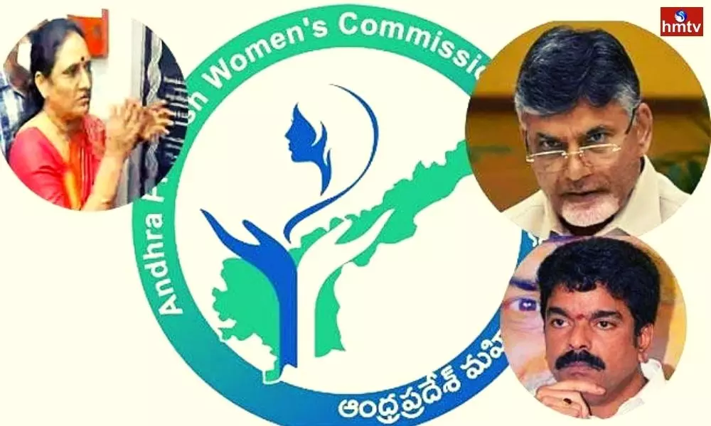 TDP vs Women Commission Issue in Andhra Pradesh for Insulting Vasireddy Padma | Live News