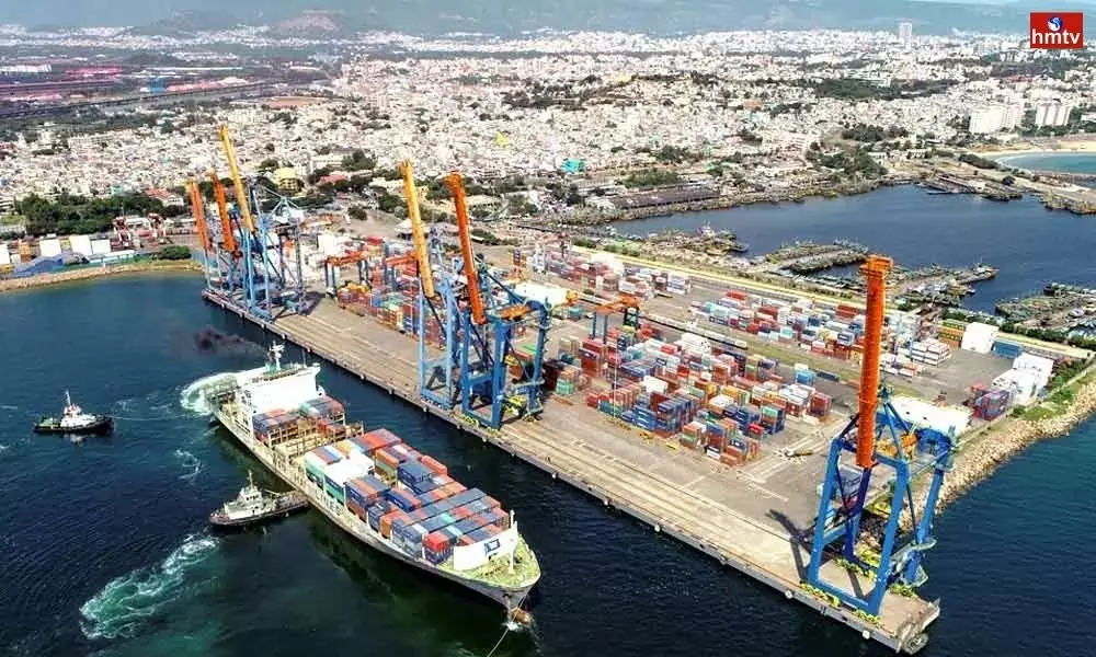 Visakha Port Trust Rare Record in Transporting Goods | AP Live News