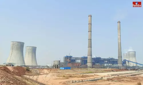 Fire Accident in KTPS in Bhupalpally District