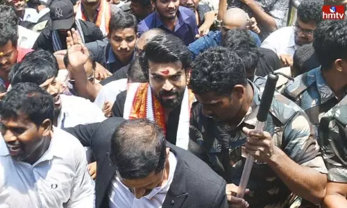 Ram Charan Visits Indrakeeladri Temple