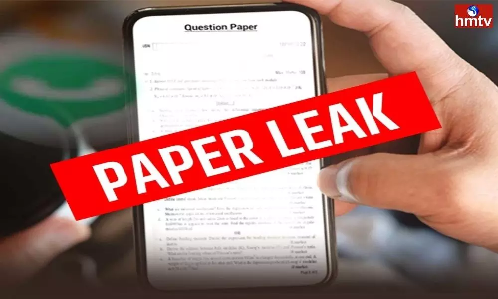 Tenth Exam Paper Leak Issue in Srikakulam Social Media Fake Posts | Live News