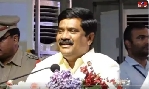 BJP Leaders Slogans as Minister Vemula Prashanth Reddy Speaks