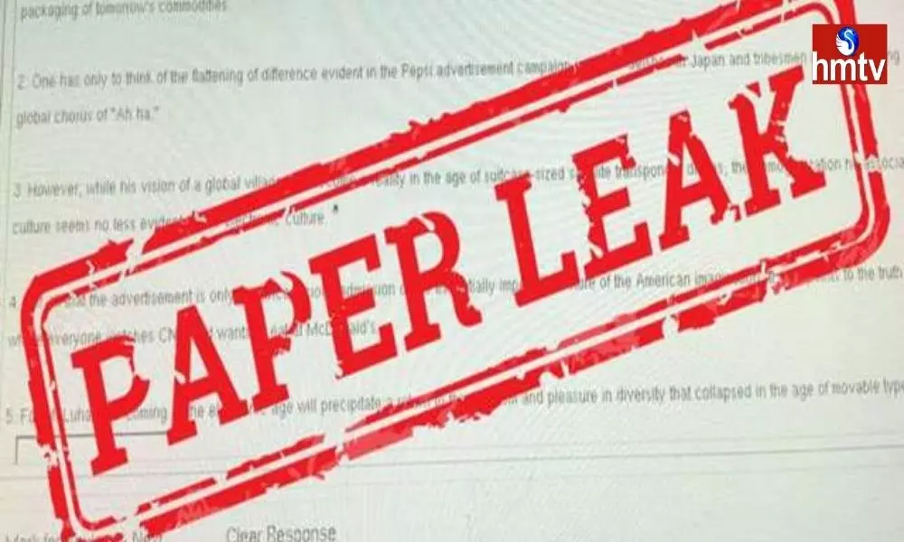 Tenth Paper Leak in Kurnool District