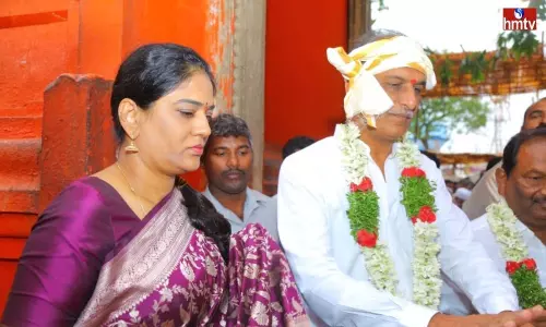 Minister Harish Rao Visited Kondagattu Anjaneya Swamy Temple
