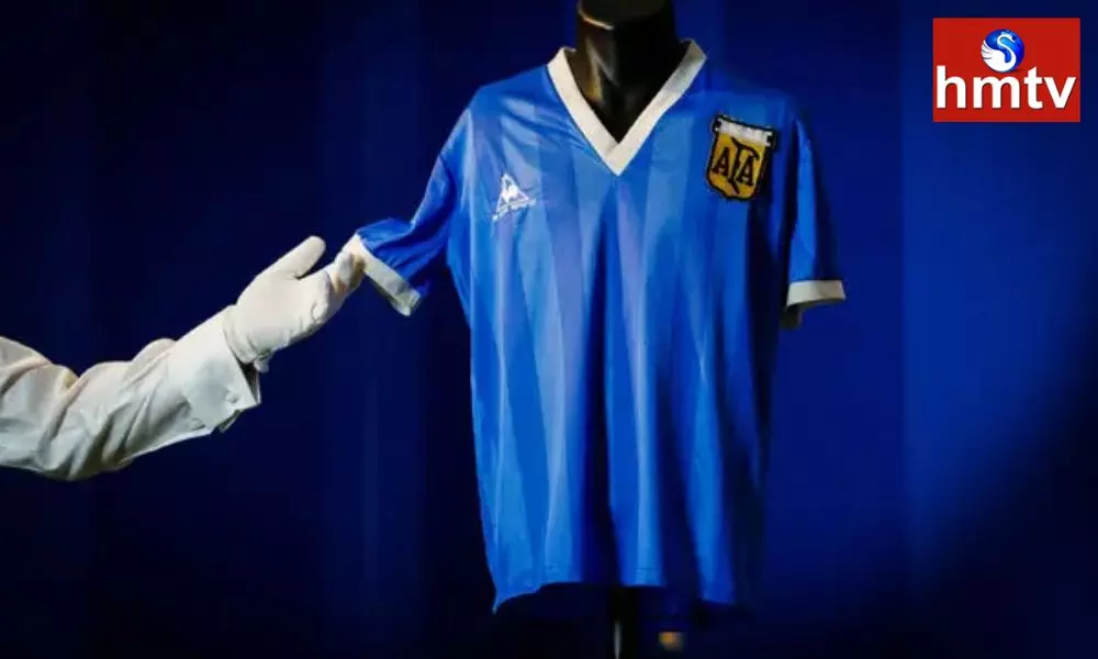Diego Maradonas Jersey Sells for World Record Price