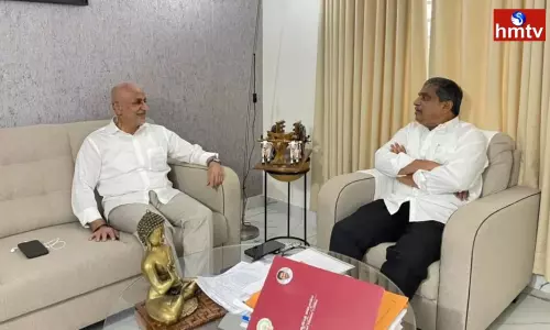 Vijayasai Reddy Meets Sajjala Rama Krishana Reddy