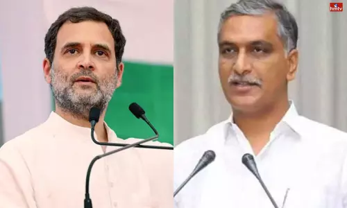 TS Minister Harish Rao Fires on Rahul Gandhi | Harish Rao Latest Tweet