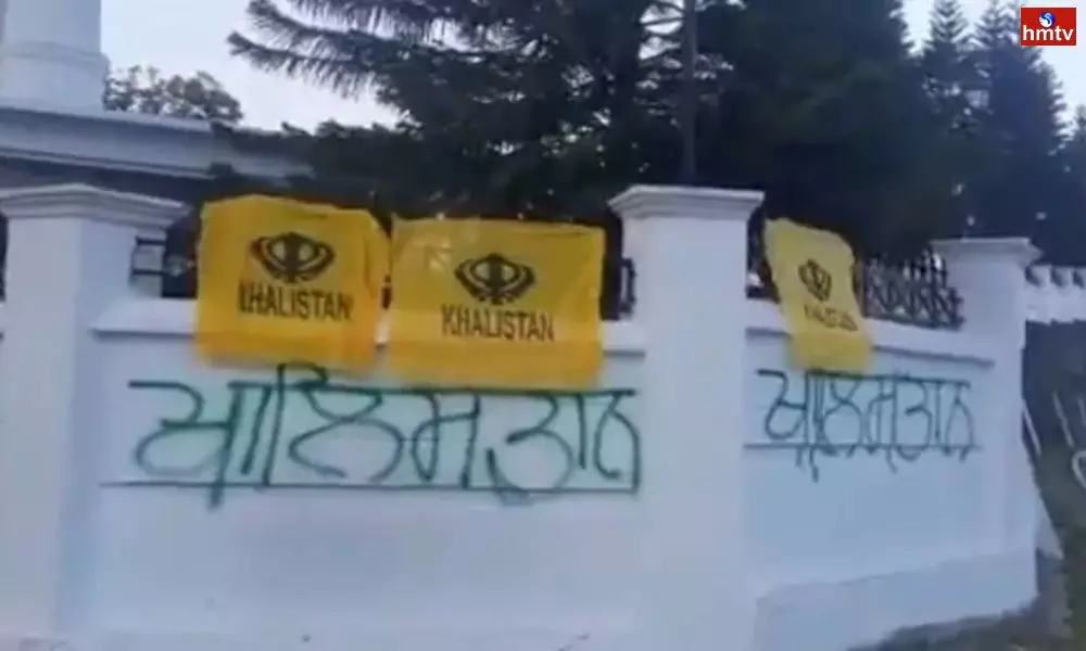 Khalistan Flags Tied on Himachal Pradesh Assembly Walls and Gates | Live News
