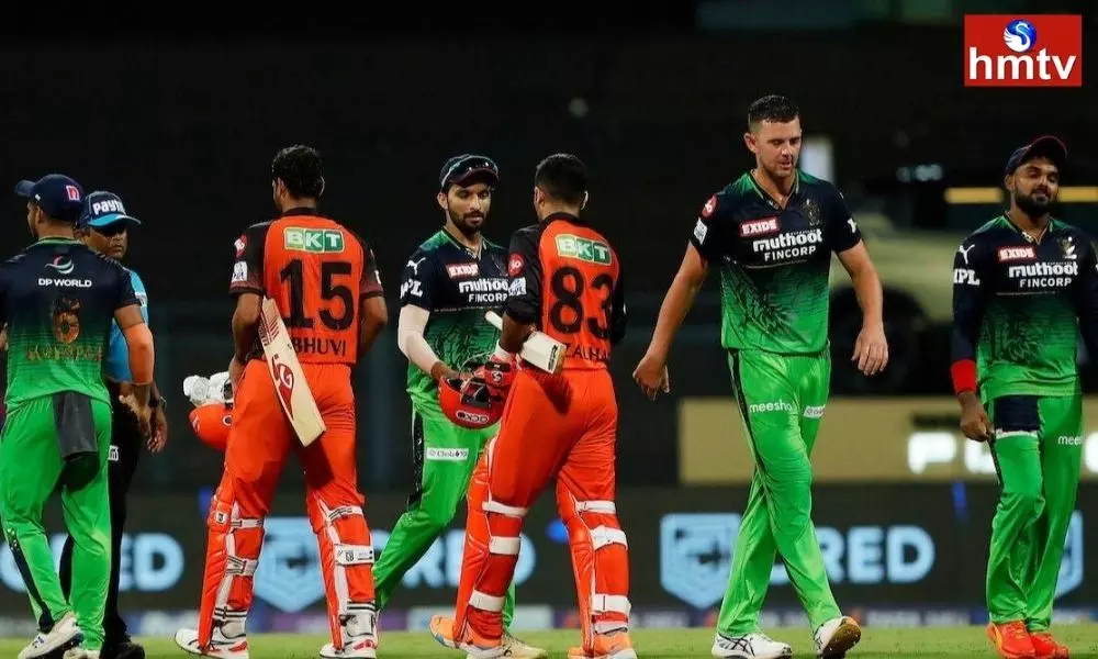 Royal Challengers Bangalore Defeated Sunrisers Hyderabad by 67 Runs