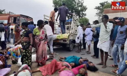 Road Accident in Kamareddy District