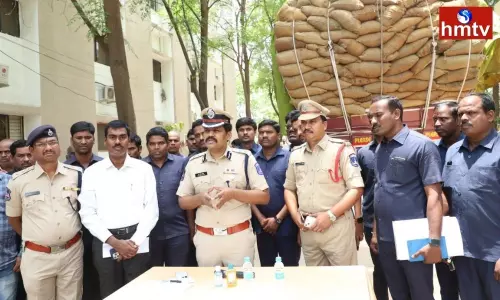 800 kg of Ganja Seizure in Cyberabad 800 kg of Ganja Seizure in Cyberabad