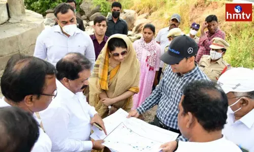 Rajath Kumar and Smita Sabharwal Inspects Kaleshwaram Works | Telugu Latest News