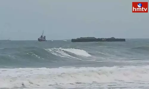 The impending threat of the Asani Cyclone cyclone to Kakinada The impending threat of the Asani Cyclone cyclone to Kakinada