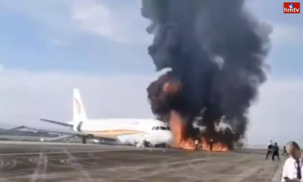 China Airplane Fire Accident on Runway | Breaking News Today