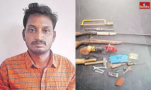 Village Volunteer Making Guns in Chittoor