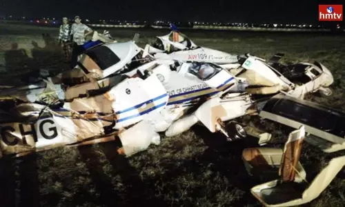 Helicopter Crashes at Chhattisgarh Raipur Airport