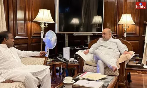KA Paul Meets Union Home Minister Amit Shah KA Paul Meets Union Home Minister Amit Shah
