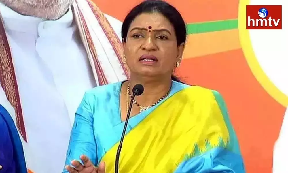 BJP Leader DK Aruna Strong Counter to Minister KTR Comments
