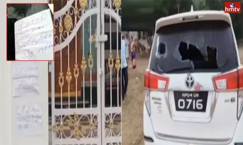 Threats to TDP state secretary Sainath Sharma in Kadapa District