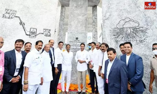 CM Jagan Lays Foundation Stone for Power Project in Kurnool