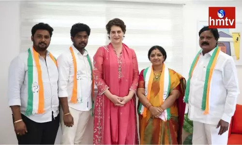 TRS EX MLA Nallala Odelu Joins in Congress Party