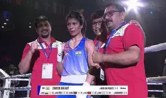 Nikhat Zareen: చరిత్ర సృష్టించిన నిఖత్ జరీన్ Nikhat Zareen: చరిత్ర సృష్టించిన నిఖత్ జరీన్