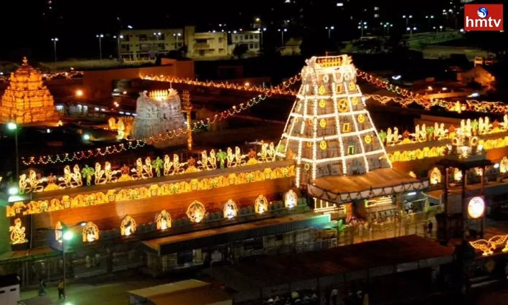 Gold Plating Works Atop Govindaraja Swamy Temple in Tirupati