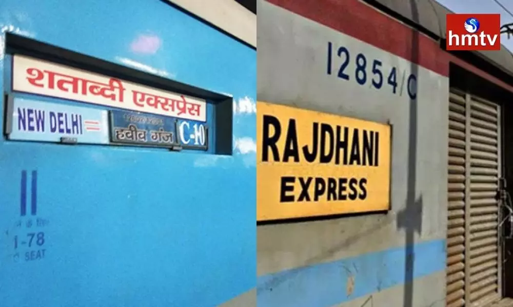 From the Rajdhani to the Shatabdi do you know how to Determine These Names for Trains