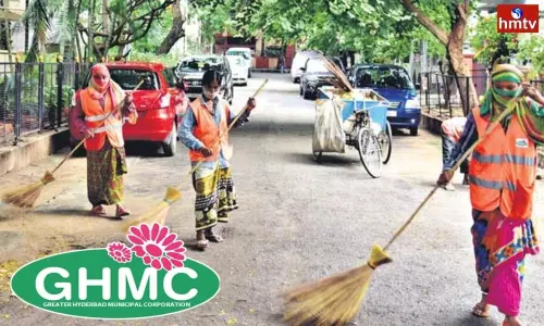 GHMC Sanitation Workers Facing Salary Problems | Hyderabad News GHMC Sanitation Workers Facing Salary Problems | Hyderabad News