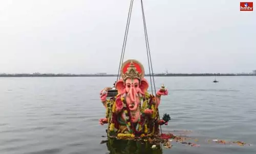 Vinayaka Chaviti 2022 Nimajjanam in Hyderabad | Live News Today