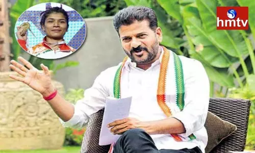 Revanth Reddy Announces Rs 5 Lakh Reward for Nikhat Zareen Revanth Reddy Announces Rs 5 Lakh Reward for Nikhat Zareen