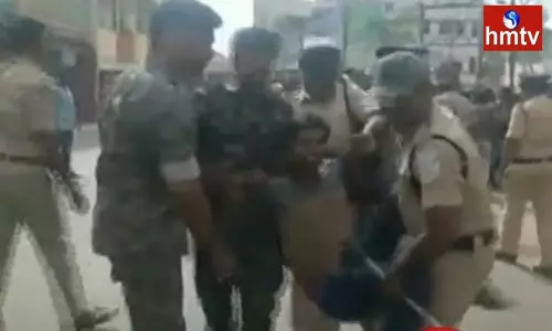 High Tension in Amalapuram High Tension in Amalapuram